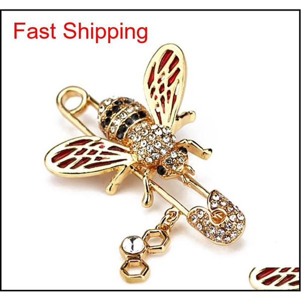 

cute honeybee women brooches animal shapes crystal bee brooch pins badges for clot qyllxc bdefashion, Silver