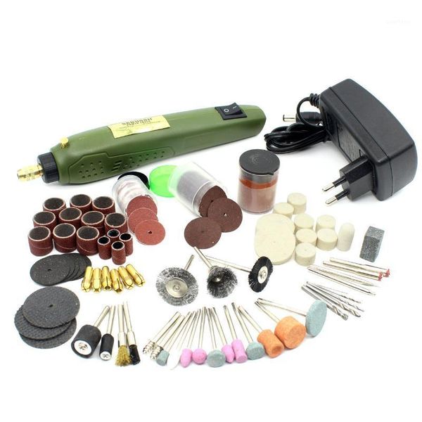 

mini green power rotary tool electric drill grinding accessories set engraving machine electric tool kit1