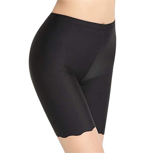

women elastic safety under leggings pants anti chafing underwear breathable beige/black/white-wt