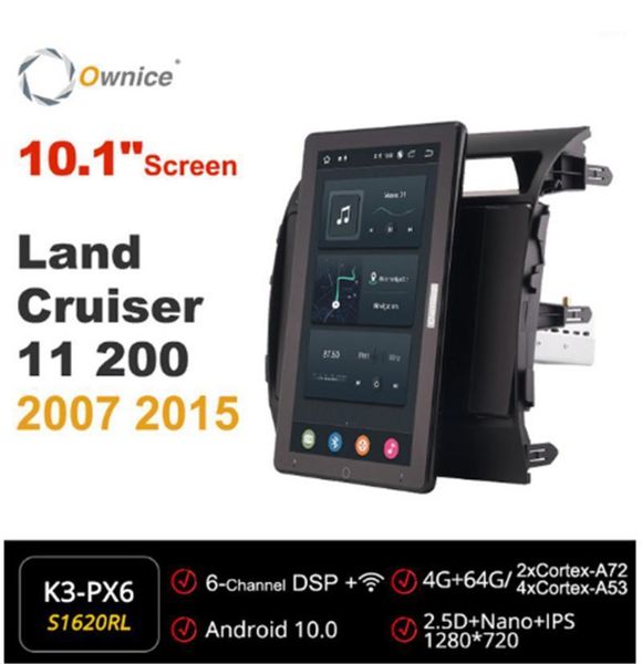 

ownice 720p android 10.0 car radio fortoyota land cruiser 11 200 2007-2020 video auto multimedia head unit 10.1" ips rotatable1