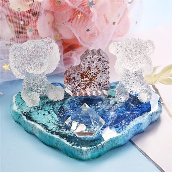 

diy round love heart coaster смола эпоксидная mold ув площади прямоугольника форма coaster силиконовые mold смола craft домашнее украшение w, Black
