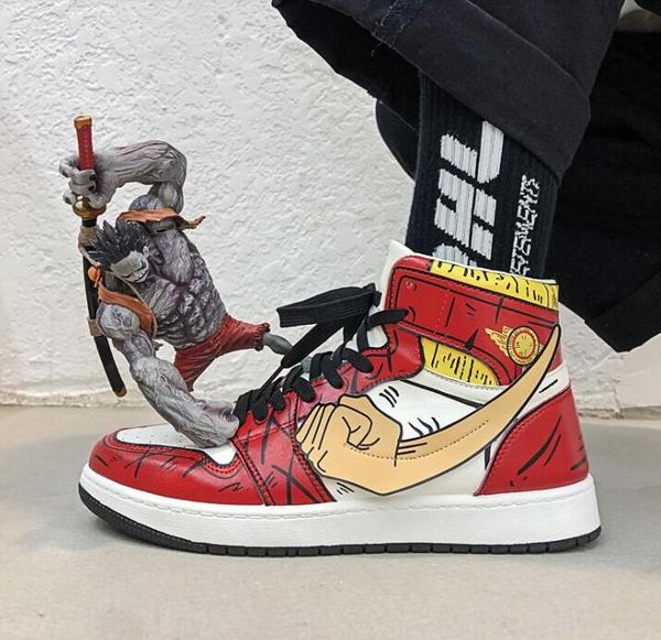 

sneakers men casual vulcanized shoes male high sneakers cartoon lace up breathable trainers zapatillas hombre