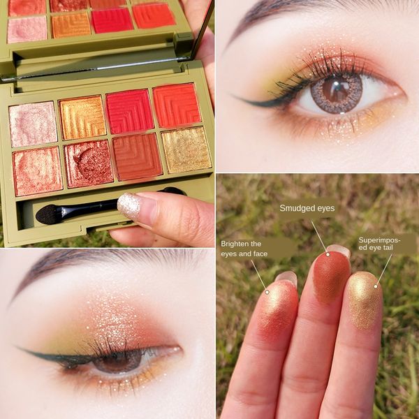 

eye shadow xixi morandi natural light mashed potato texture eight-color pearlescent