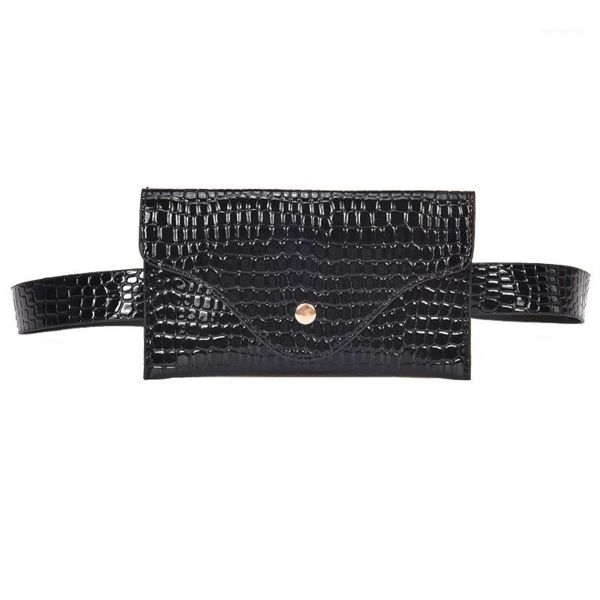 

waist bags bag women pu leather fanny pack fashion stone belt phone pouch casual black chest girls shoulder1