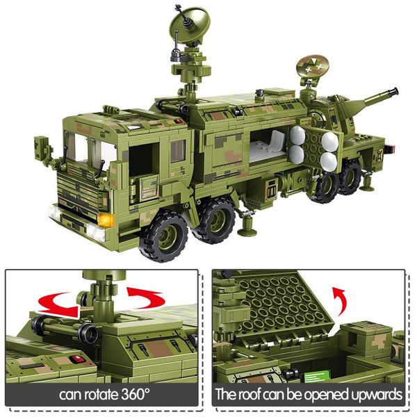 

город ww2 chariot ракетные автомобиль автомобиль модель строительные блоки военной техники оружие армии танк солдат цифры кирпичи дети игруш