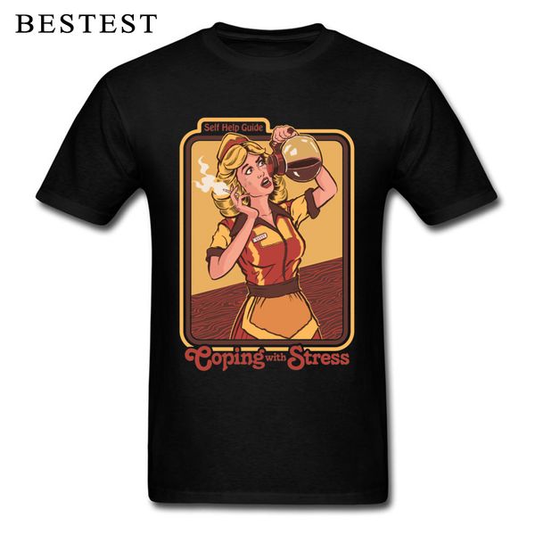 

2 broke girls tshirt max coping with stress funny situation sitcom comedy tv print clothes black sport hooded sweatshirt hoodie men t shirt