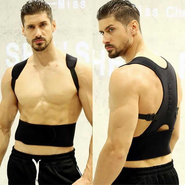 

upper back posture corrector posture shoulder back holder support corrector straight shoulders brace health care unisex1, Black;blue