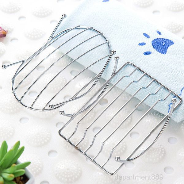 

new stainless steel holder drain soap dish tray fashion brief bathroom accessories square & oval styles owf1701