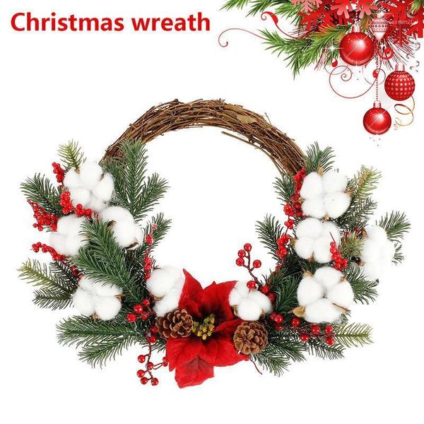

christmas garland ornament garland wreath diy chrismtas party door wall hanging decoration christmas ornament navidad1