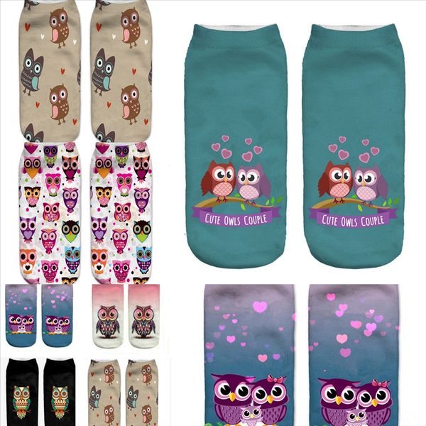 

wtnsv men euhigh fiber jumeaux socks quality bamboo cotton owl classic breathable animal print mesh mountain sock wee socks men, Black