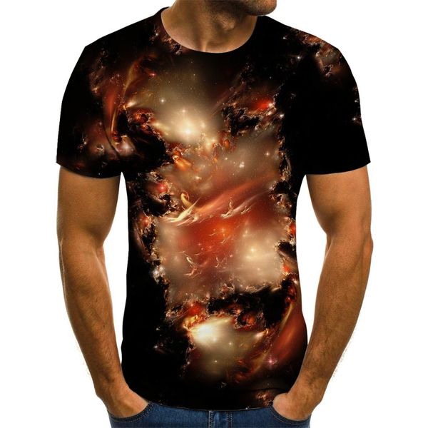 

new design men starry sky men 3d print shirts humor anime hentai men clothing