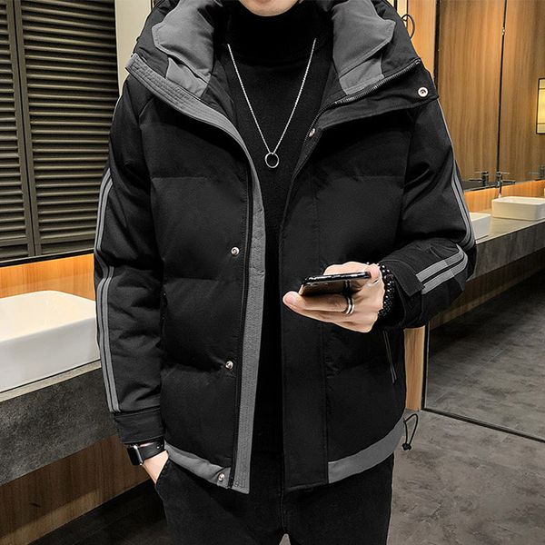 

autumn winter 2020 new down men's smart cotton padded jacket, Black