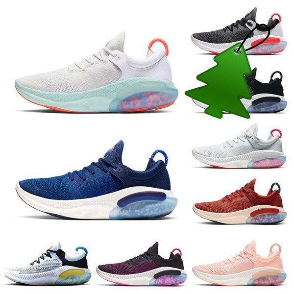 

joyride mens running shoes for womens platinum tint university red oreo racer blue women sports sneakers size 36 -45 n, Black