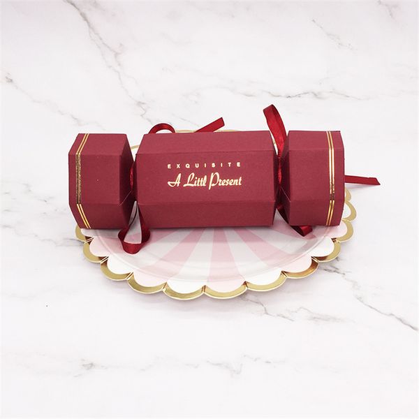 

wedding candy box burgundy champagne red pink sweet gift boxes for baby shower birthday