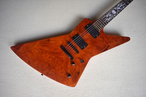 

factory unusual shape electric guitar with mahogany body and neck,black hardware,rosewood fingerboard, can be customized