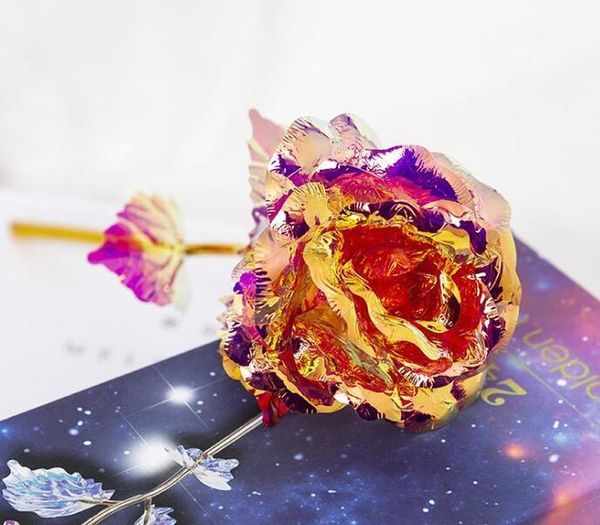 

christmas day gift 24k gold foil plated rose creative gifts lasts forever rose for valentine wmtvjg dh_garden