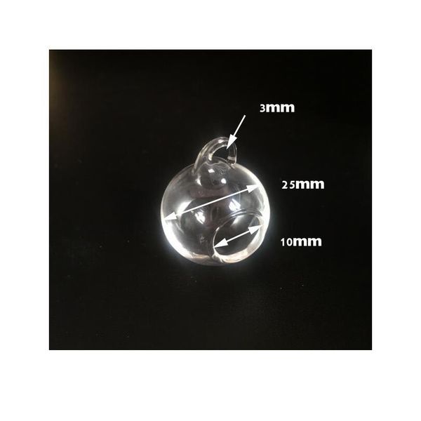 

100pieces/lot vase micro landscape ecological glass bottle glass pots jewelry glass bottle jars moss diy globe sqckeh, Black