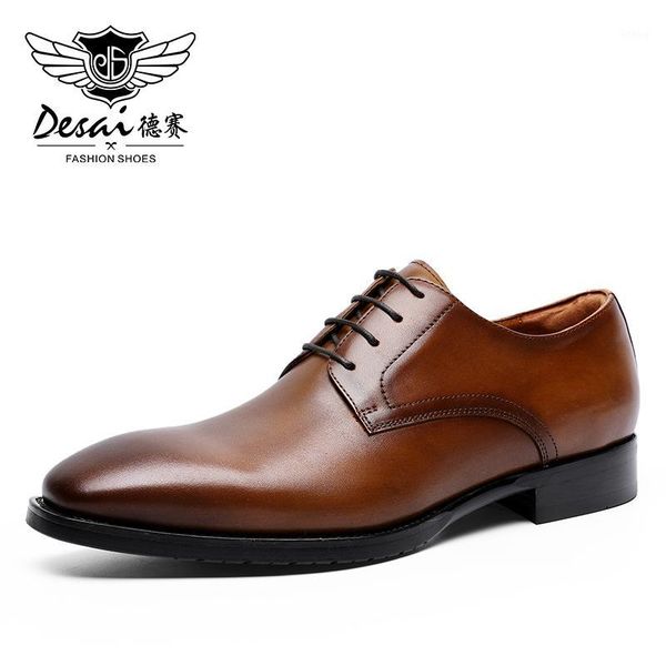 

desai summer formal shoes genuine executive leather oxford shoes for men black 2020 dress wedding1