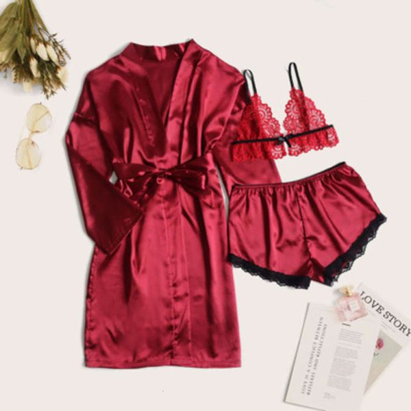 

red wine 2020 coat underwear hollowed lace bra seduction set, Black;white