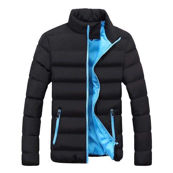 

men's down & parkas winter jackets for men 2021 fashion parka casual mens autumn coat jacket overcoats homme, Black