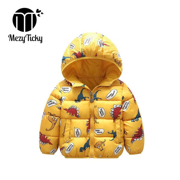 Crianças 90% Casaco de Algodão Bebê Fino Down Jacket Meninos Com Capuz Colhedores Meninas Quente Inverno Roupas Criança Crianças Outerwear 2-6 Ano 201102