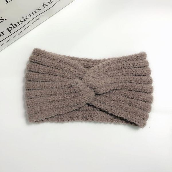 

new knitted cross headband for women winter cashmere girls hair accessories wool headwear elastic hair band hair acc qyljyq
