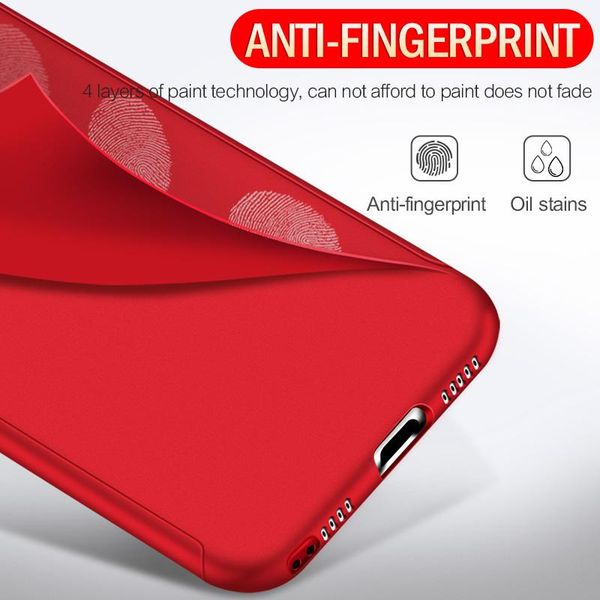 

luxury 360 degree phone case for iphone 5 5s se 6 6s 7 8 plus fundas plastic full cover for iphone x wmtkjj yyysports