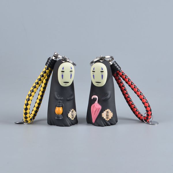 

koteta studio ghibli нет face man model pvc фигурку миядзаки хаяо аниме брелок 8см украшение кукла дети игрушки рождество