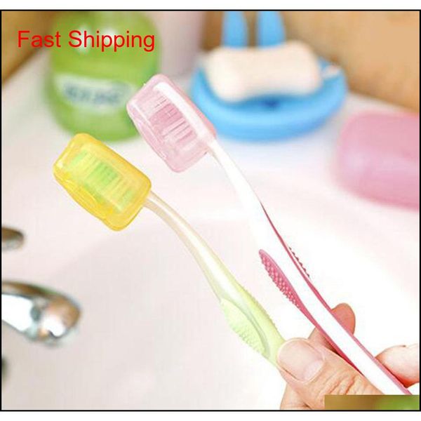 

useful 1set/5pcs travel camping protect toothbrush head cleaner cover case box holder a51lp