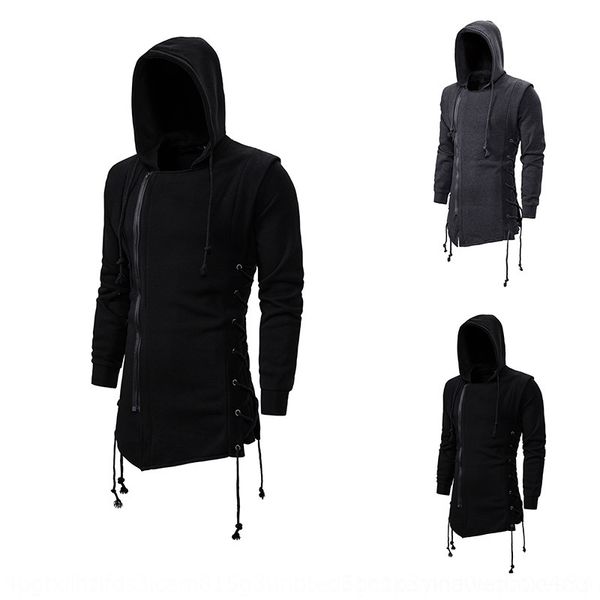 

jitu4 sweater spring fashion men's assassin's creed dark hooded loose 20 20 sweater spring fashion men's assassin's cree, Black
