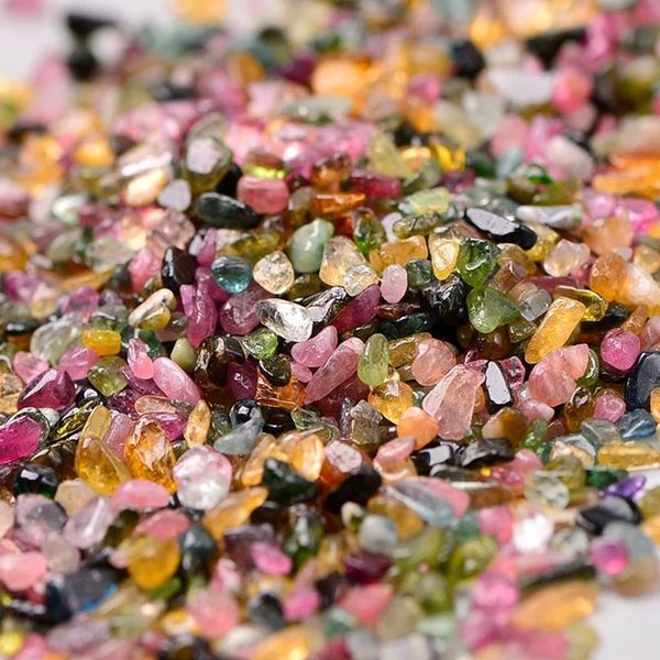 

100g/bag natural mixed quartz crystal stone rock gravel natural tumble stones minerals for fish tank aquarium garden de qylyyo, Black