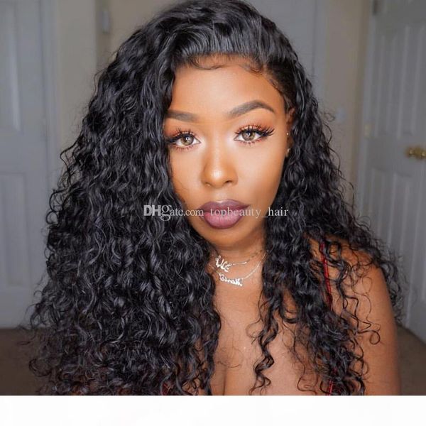 

full lace wig brazilian malaysian curly hair full lace human hair wigs remy virgin hair curly lace front wigs for black women, Black;brown