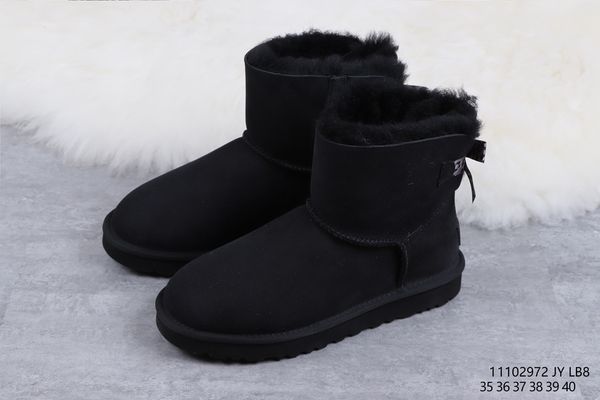 

2021 new women snow boots fashion winter boot classic mini ankle short ladies girls womens booties triple black chestnut navy blue booties