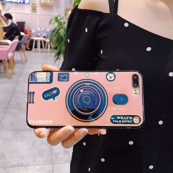 

mobile tiktok note9 blue phone camera shell 3d solid support s10 protection sleeve