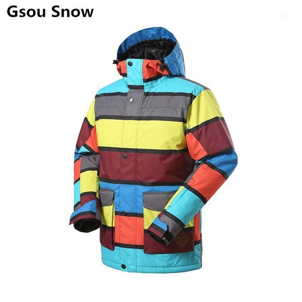 

skiing jackets gsou snow brand ski jacket men snowboard outdoor sport skiwear chaquetas hombre esqui warm waterproof1
