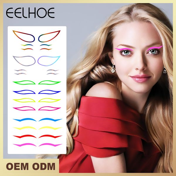 

freight eelhoe oem odm color eyeliner fashion sticker party portable eye liner stickers
