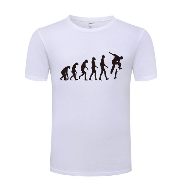 

эволюция skate новый творческий мужская футболка майка мужчины 2018 новый с коротким рукавом повседневная top tee спорта толстовка с капюшон