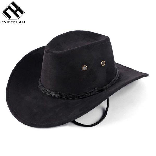 

new fashion western cowboy hat solid tourist cap outdoor wide brim jazz caps gorras wholesale