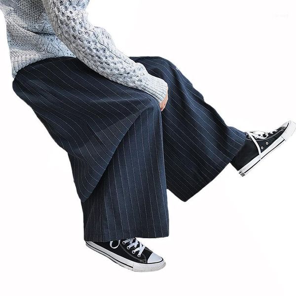 

men's pants 2021 autumn men linen casual pant vintage male plus size loose wide leg japanese style hight waist trousers m  xl xxl 3xl1, Black