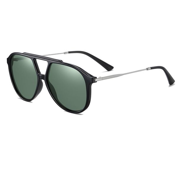 

2020 souson brand design slim metal tr frame sunglasses for men outdoor men's polarized driving sunglasses pilot sunglasses, White;black