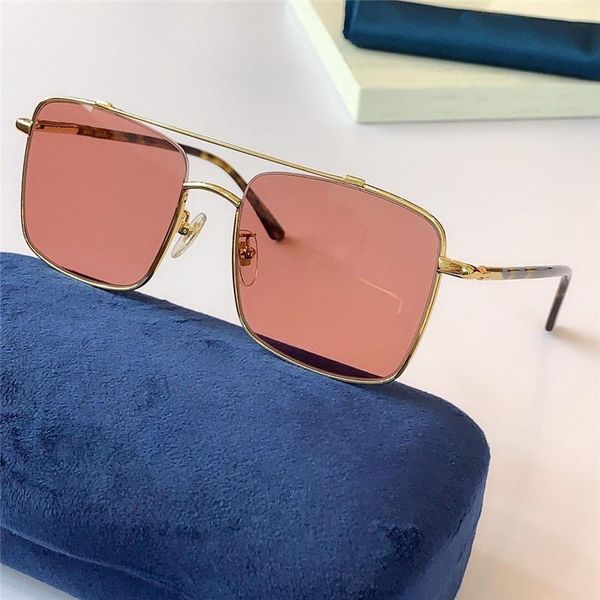 

new fashion design sunglasses 0610 metal square frame simple popular style uv 400 outdoor protection eyewear for men and women, White;black