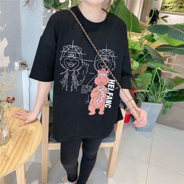 

осенью новый стиль женщины толщина пальто футболка верхние матового короткий рукав футболка корейской версию универсального топ id небольшие, White