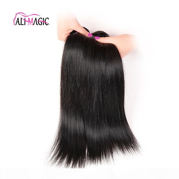 

ali magic factory wholesale brazilian weave peruvian indian malaysian cambodian brazilian virgin hair weave bundles straight 3 bundles, Black