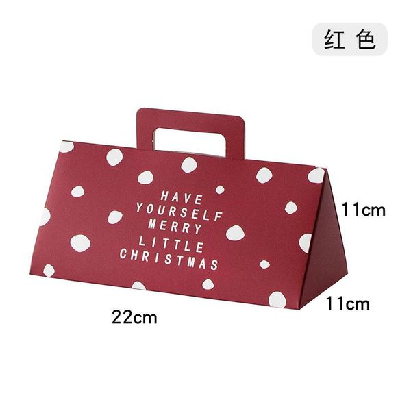 

stobag 10pcs merry christmas handle paper box for paarty child favor handmade gift package chocolate cookies cake decorating wmtqwq