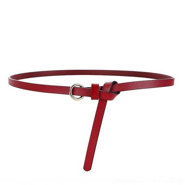 

gtlzd коровья кожа корейской тонкая для простых 100 коллокации украшения платья завязывая roundkorean тощих поясов небольшого пояса женщин д, Black;brown