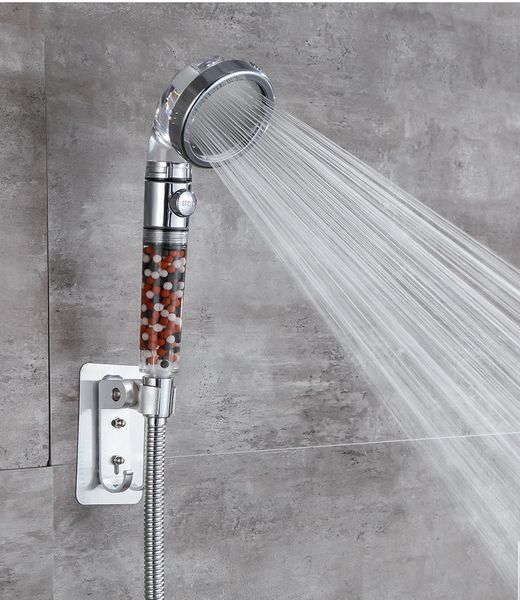 

shower head adjustable 3 mode hand high pressure water saving one button to sheads