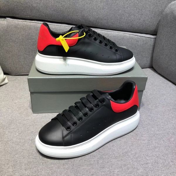 

new high version new leather thick sole small white shoes with increased lovers' shoes, black casual shoes, board shoes and men's