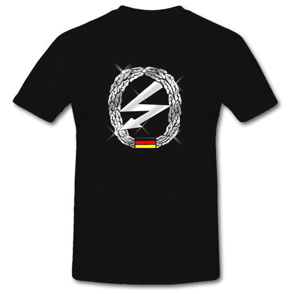 

men cool tee shirt barettabzeichen fernmelder silber bundeswehr military - t shirt summer t-shirt sport hooded sweatshirt hoodie