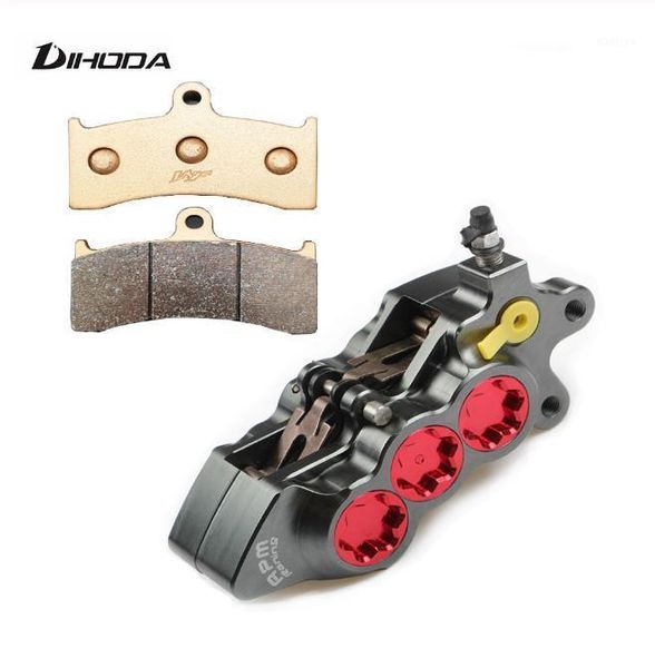 

motorcycle spare parts brake pads set of 6 pistons high performance brake caliper1