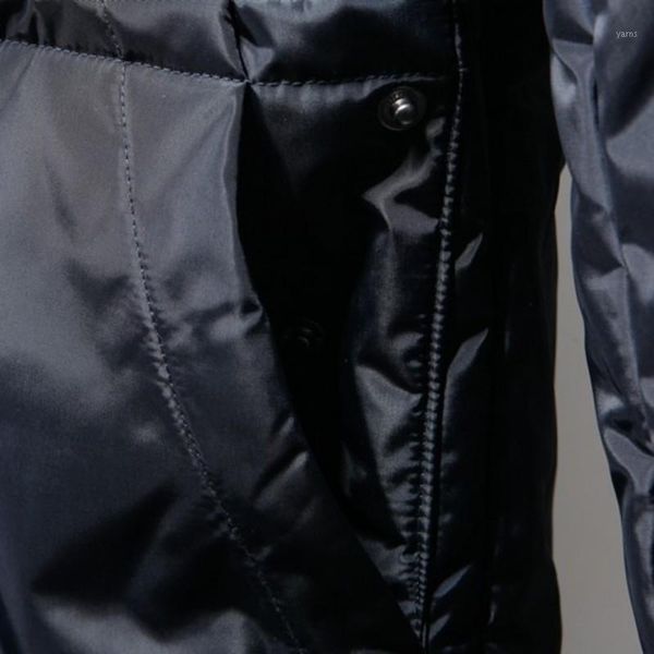 

hooded thick casual cotton men winter slim warm coat european style leisure long sleeve zipper black outerwear m-3xl1